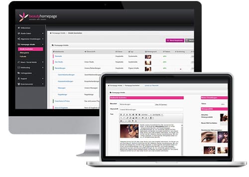 Spezialisierte Lösung beautyCMS