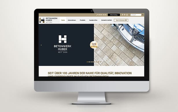 Webdesign Betonwerk Altomünster